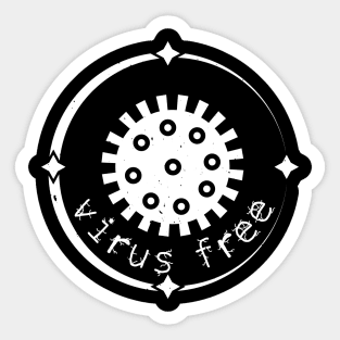 Virus Free Sticker